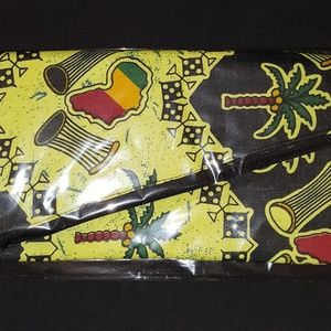 7x12 Handmade  Foldover Zippered Envelope Clutch